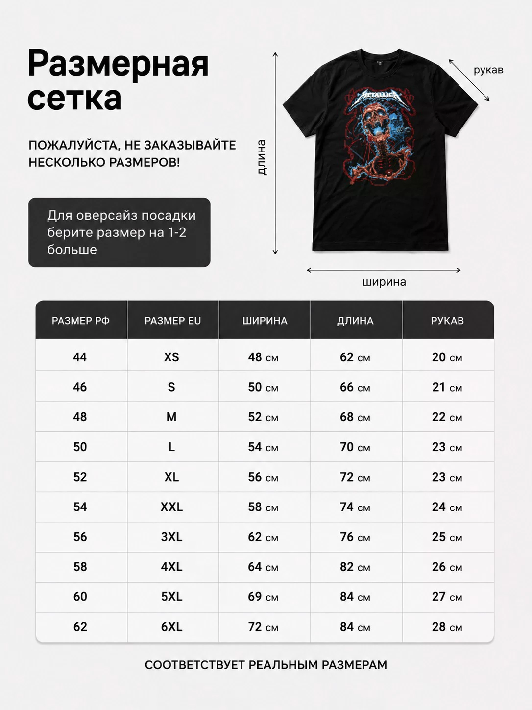 Детали: Футболка Metallica