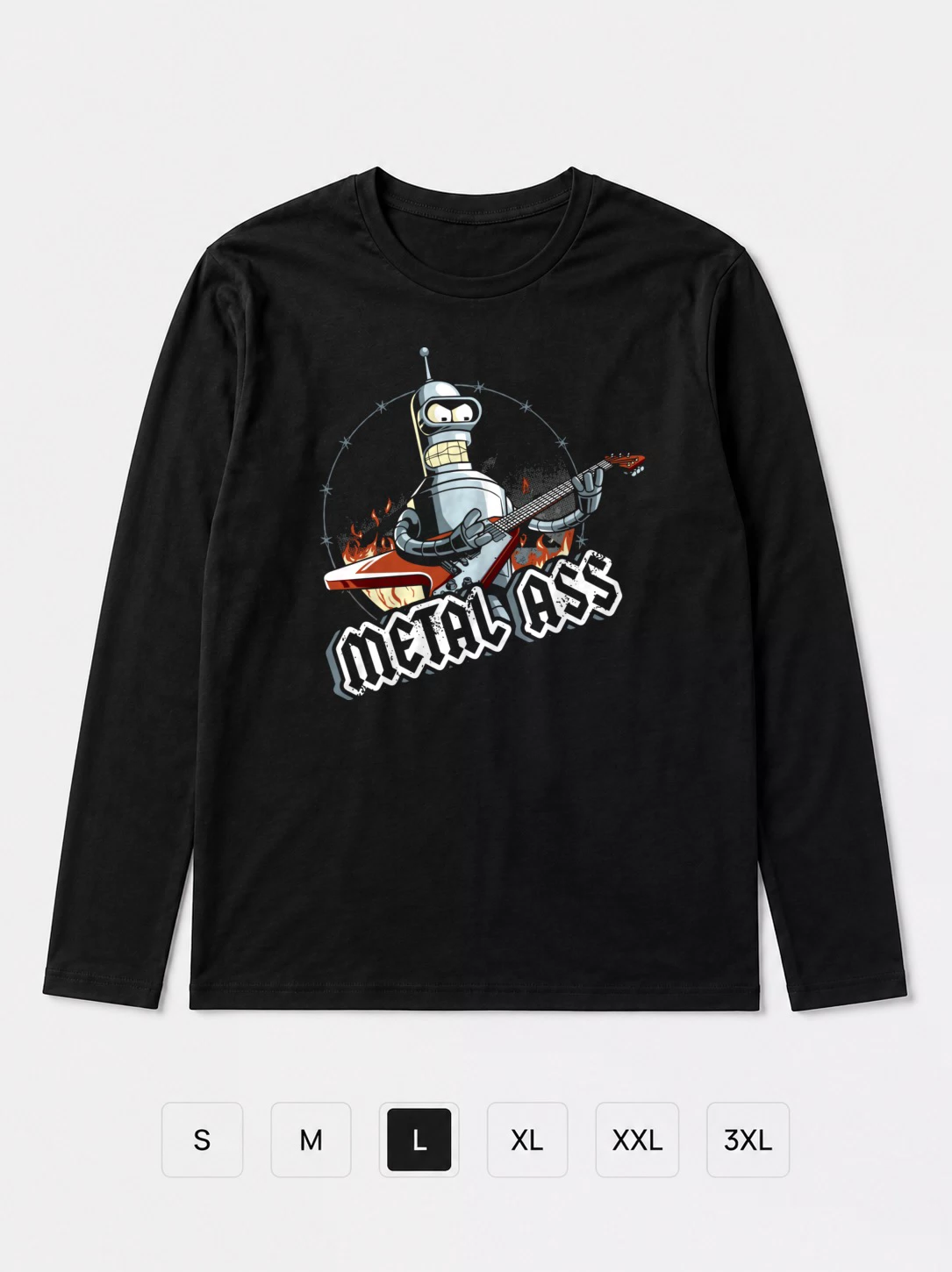 Лонгслив Бендер Metal Ass