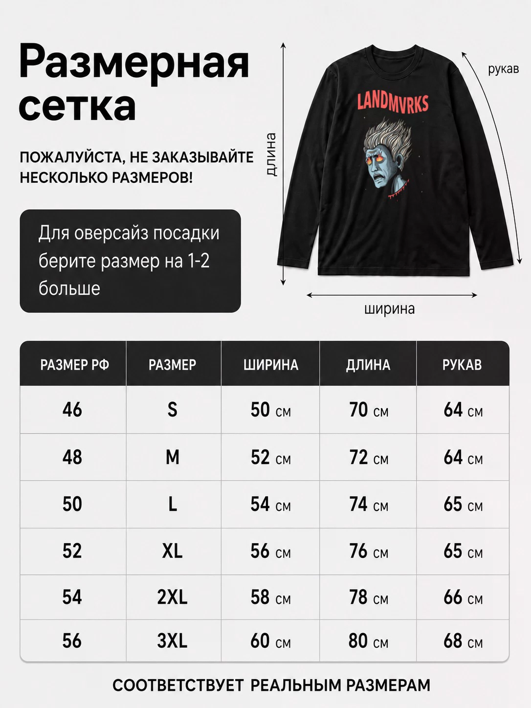 Детали: Лонгслив Landmvrks