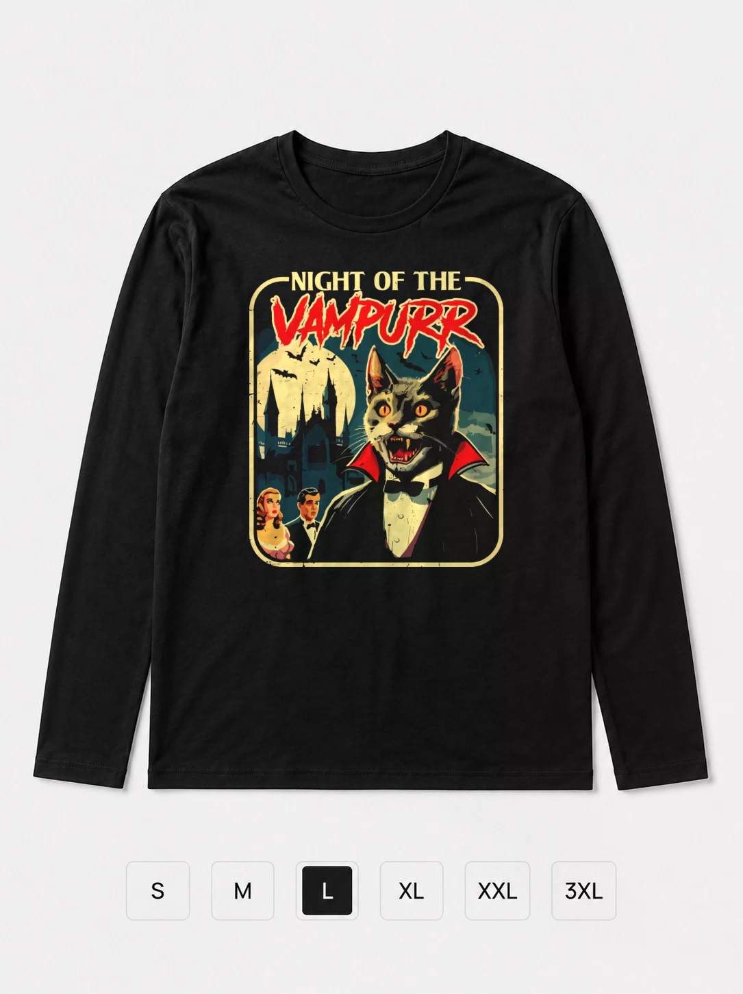 Лонгслив Night of the Vampurr