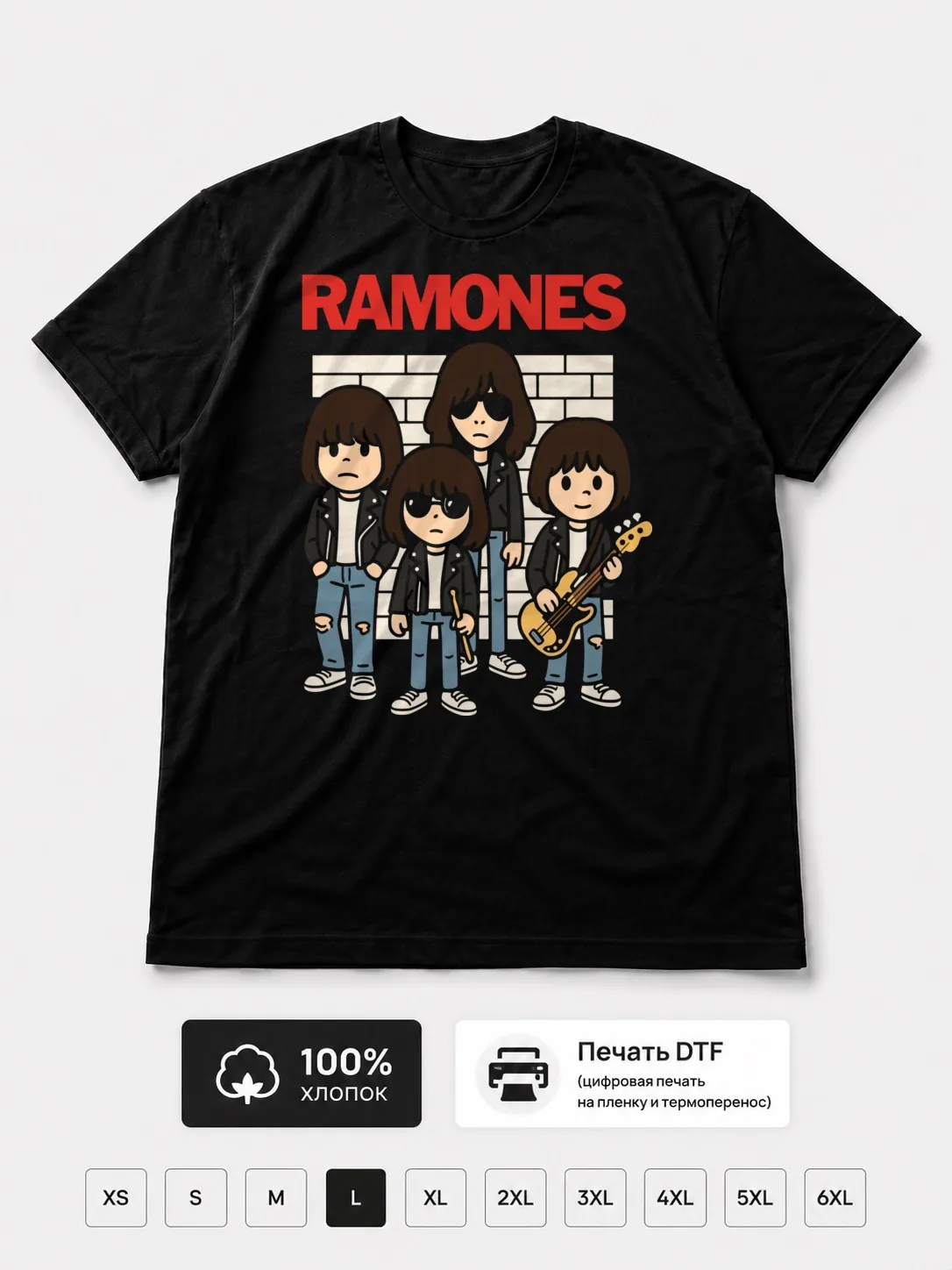 Футболка Ramones прикол