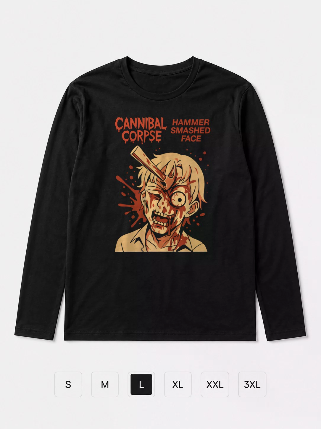 Лонгслив Cannibal Corpse прикол