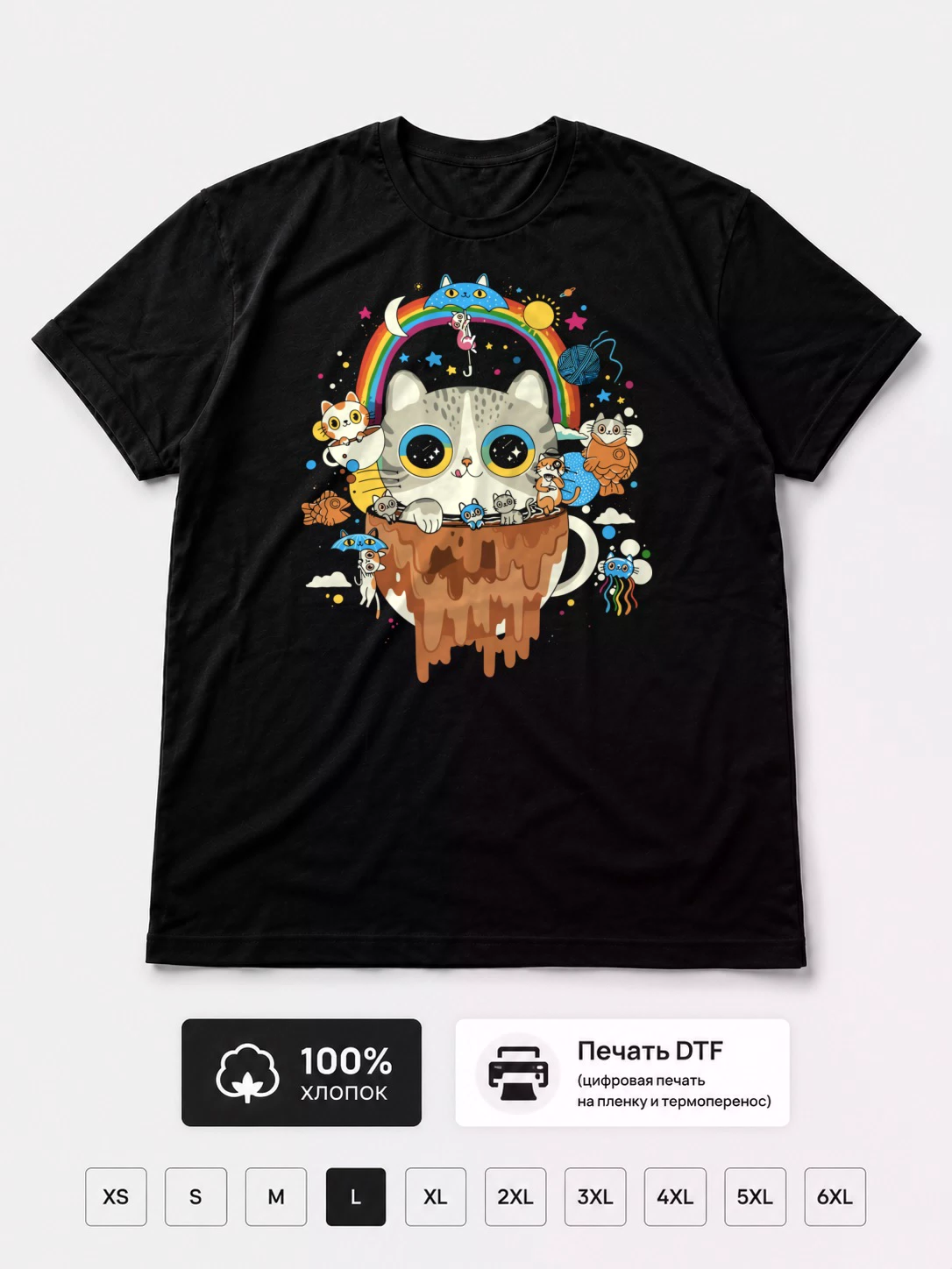 Футболка Коты, Threadless