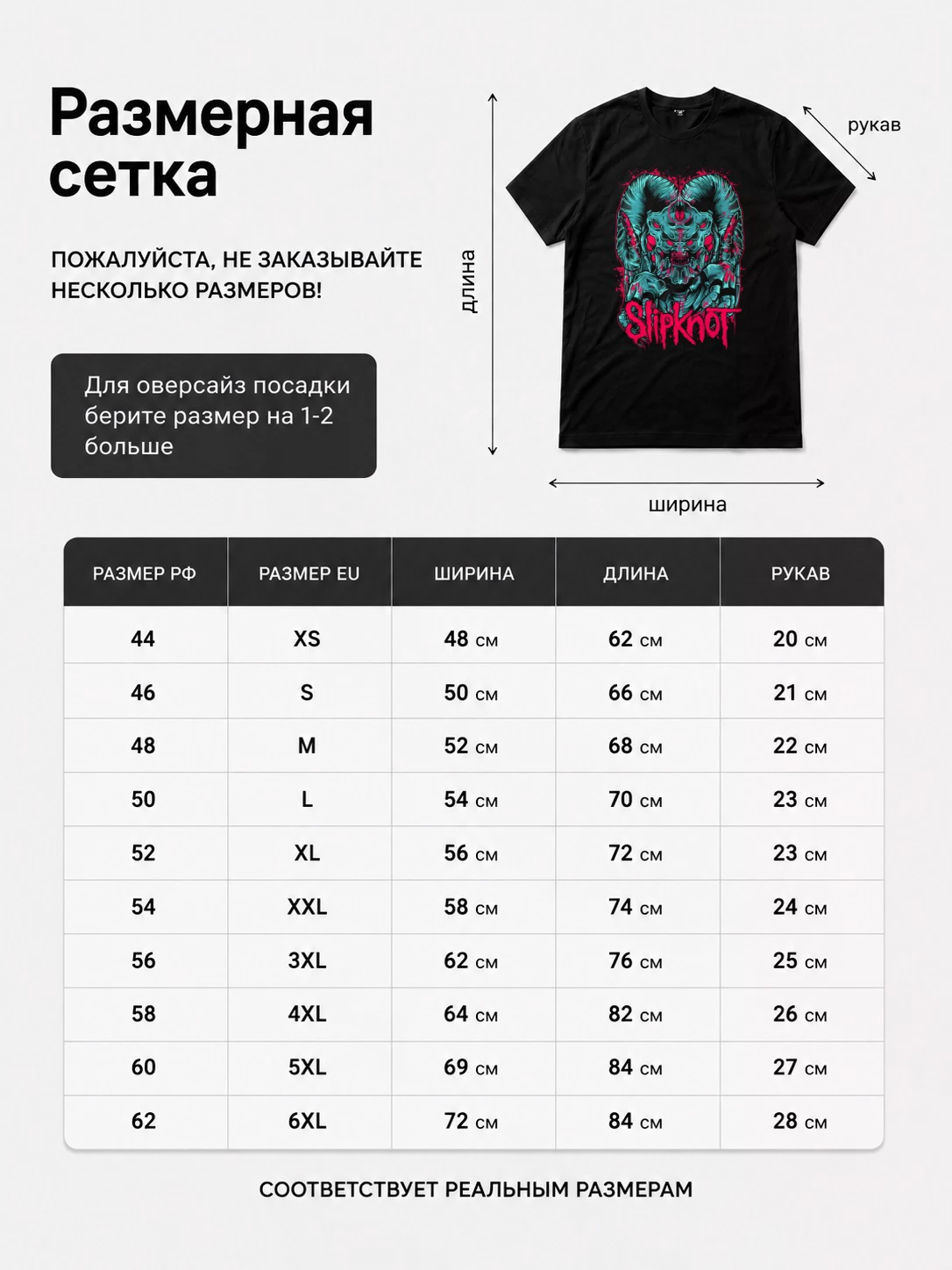 Детали: Футболка Slipknot