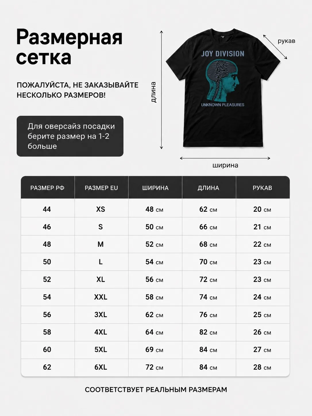 Детали: Футболка Joy Division