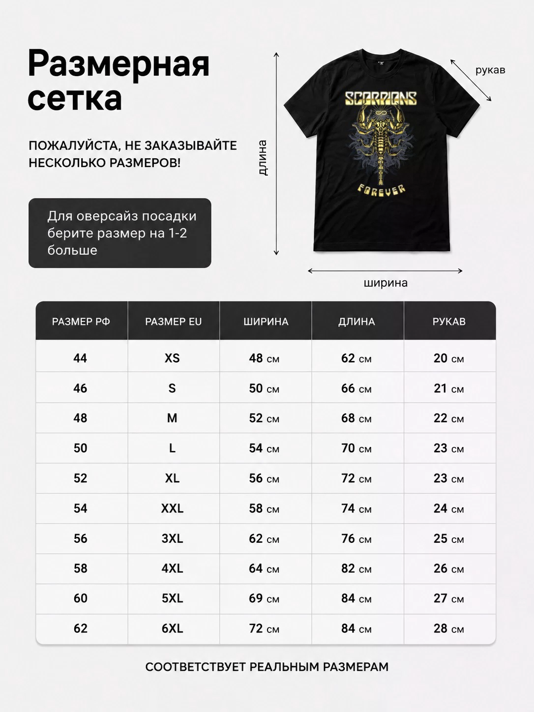 Детали: Футболка Scorpions