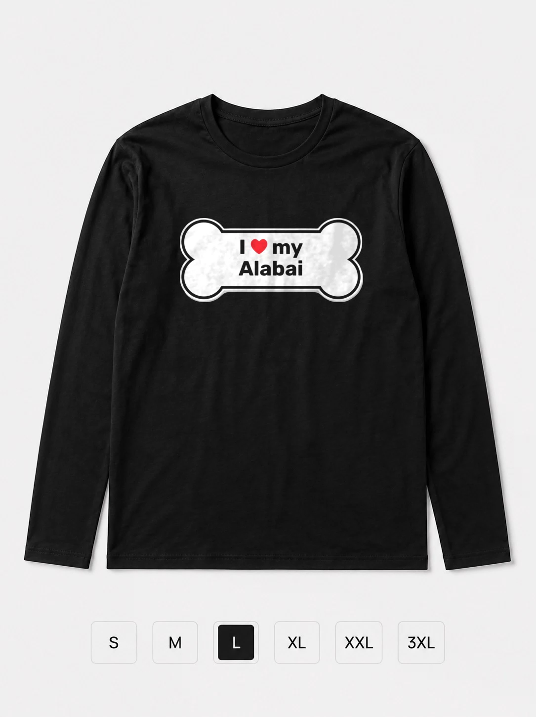 Лонгслив I Love My Alabai