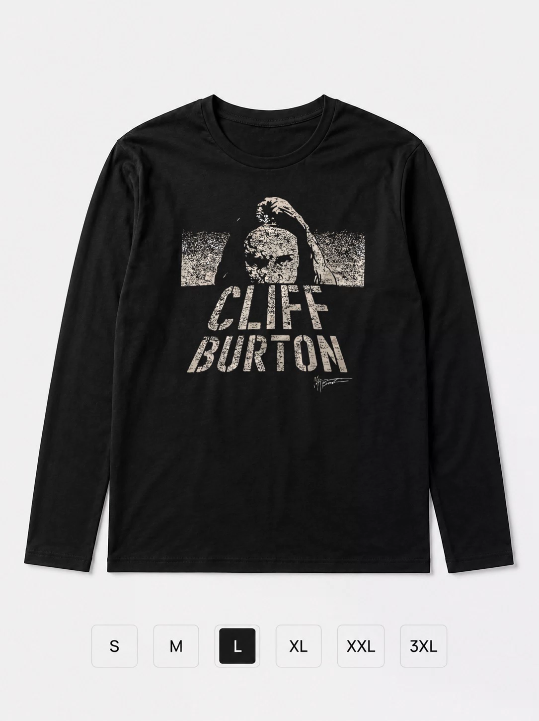 Лонгслив Cliff Burton