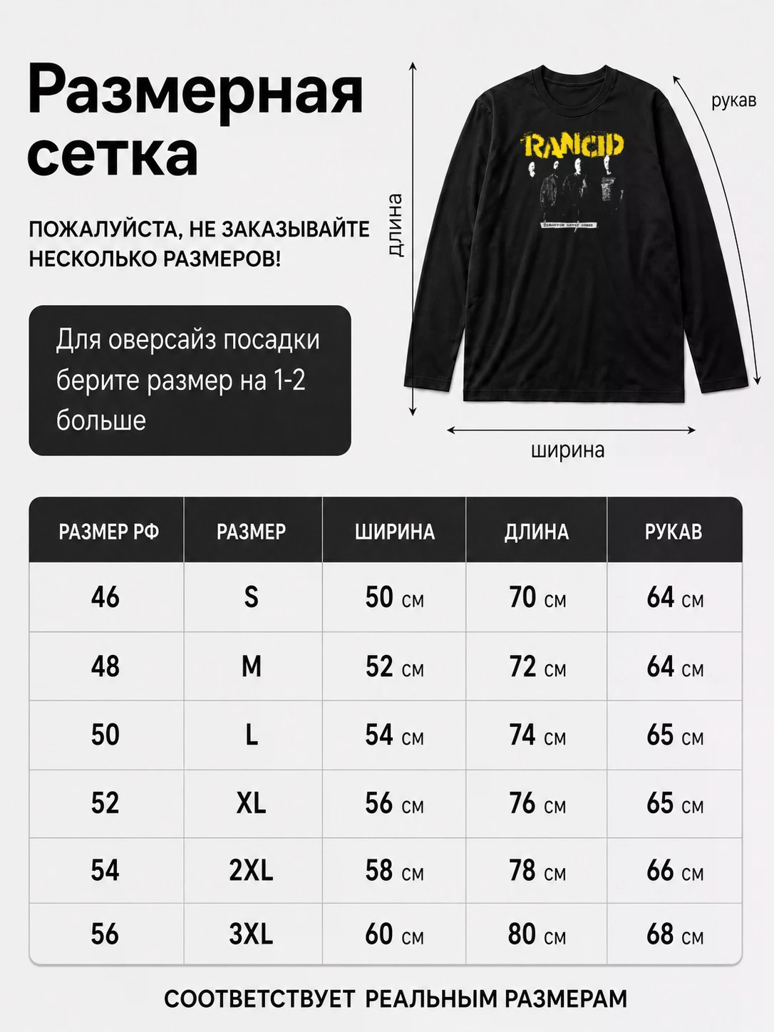 Детали: Лонгслив Rancid