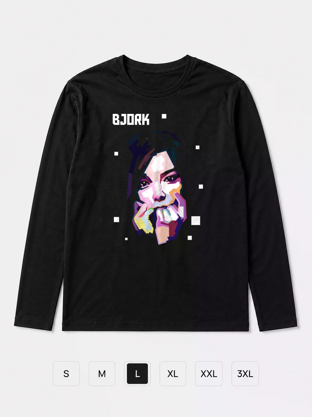 Лонгслив Bjork, поп\электроника