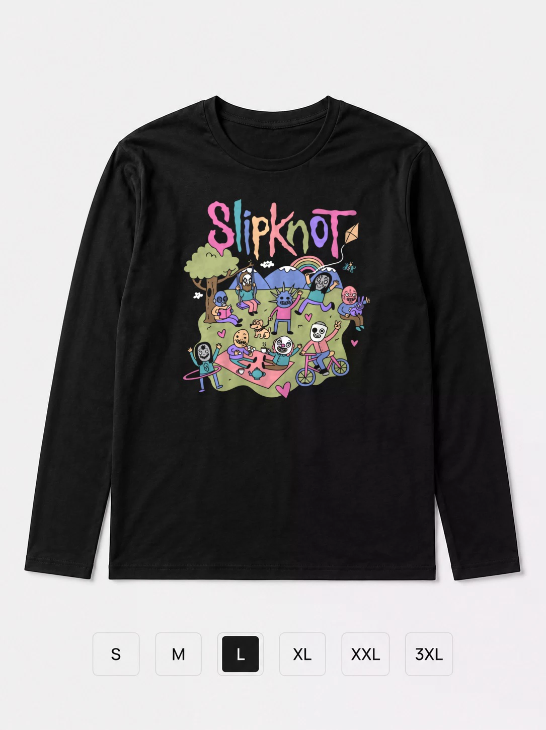 Лонгслив прикол Slipknot