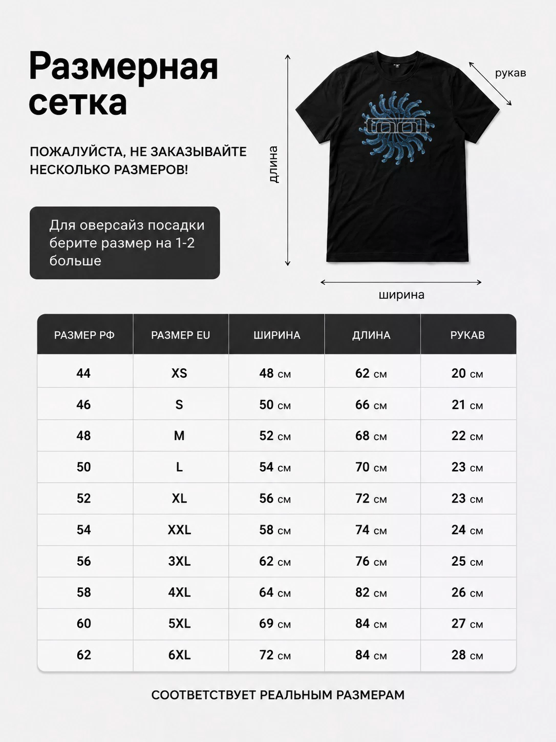 Детали: Футболка Tool