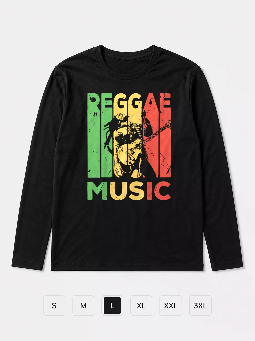 Лонгслив Reggae Music, рэгги