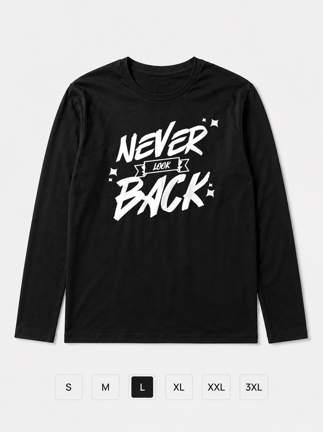 Лонгслив Never look back