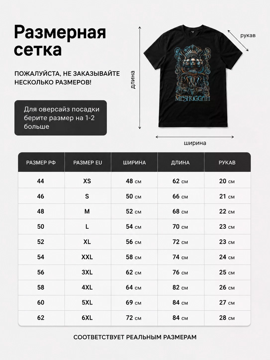 Детали: Футболка Meshuggah