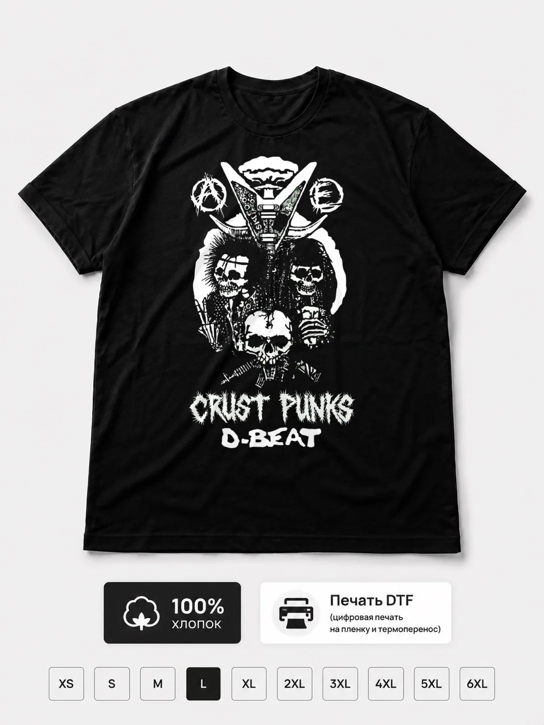 Футболка Crust Punks