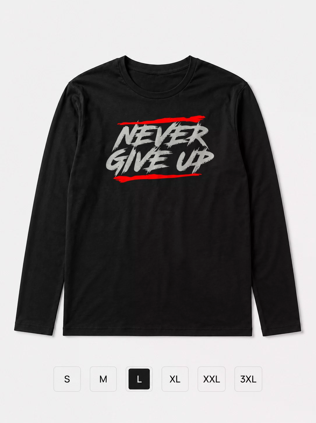 Лонгслив Never Give Up