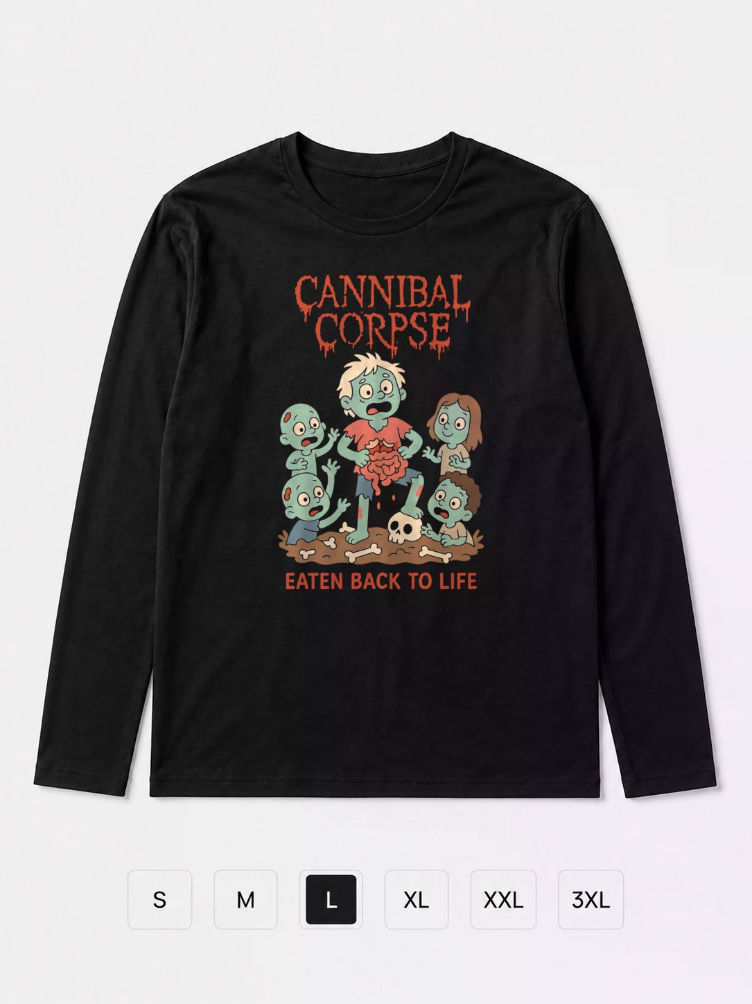 Лонгслив Cannibal Corpse прикол
