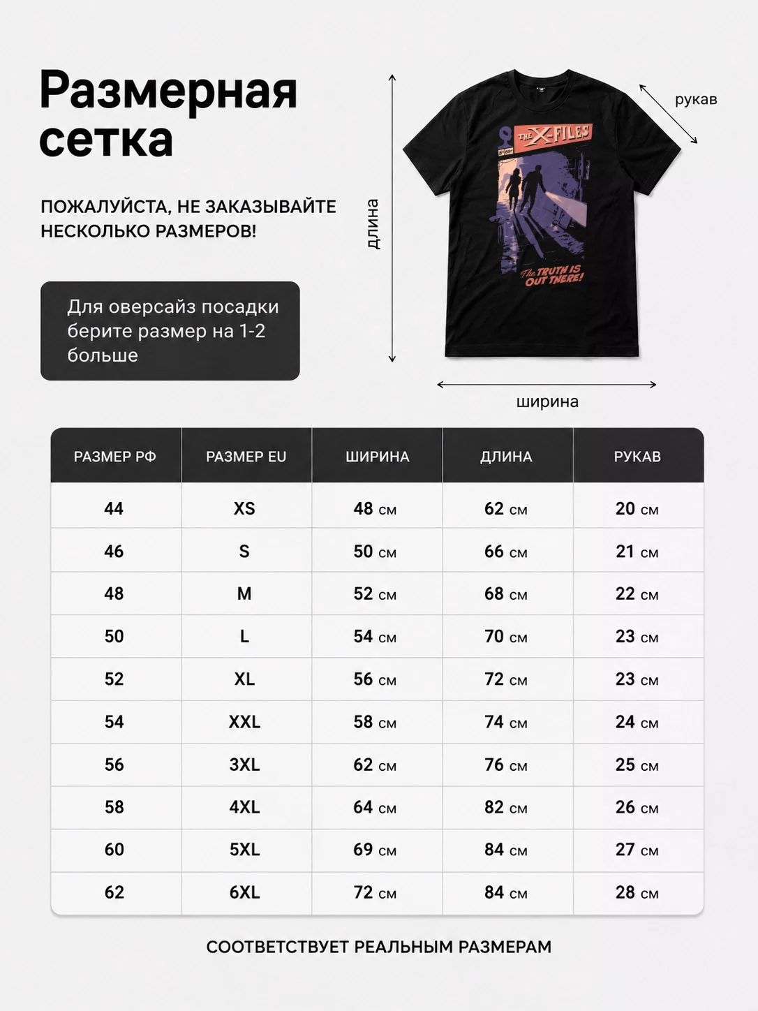 Детали: Футболка X-Files, секретные материалы