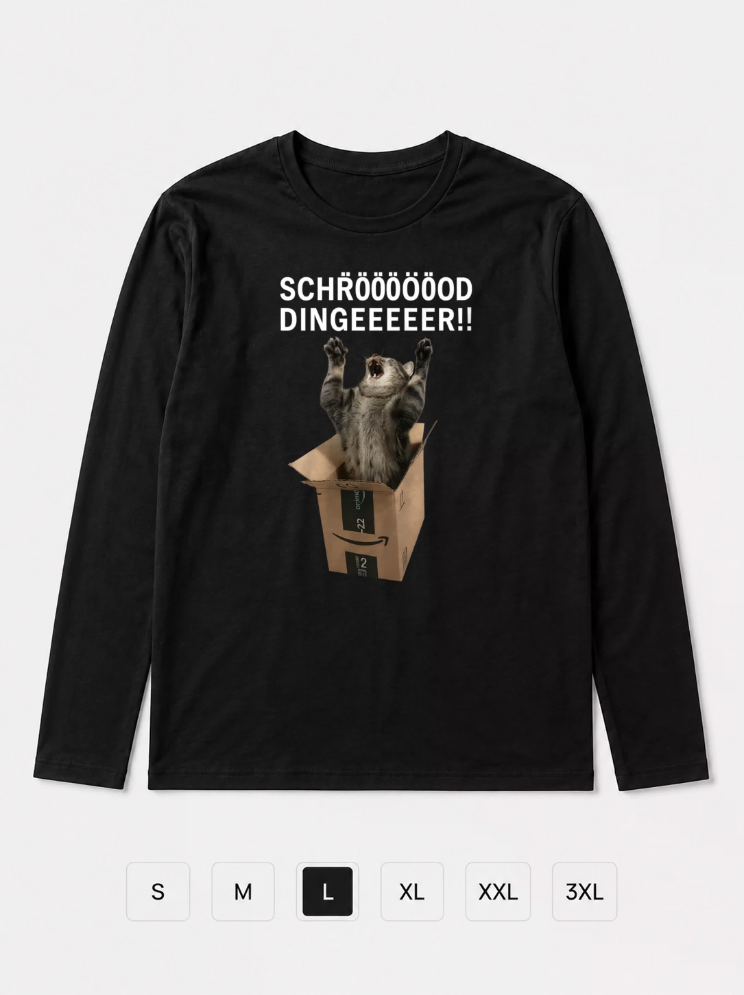 Лонгслив Кот Шредингера