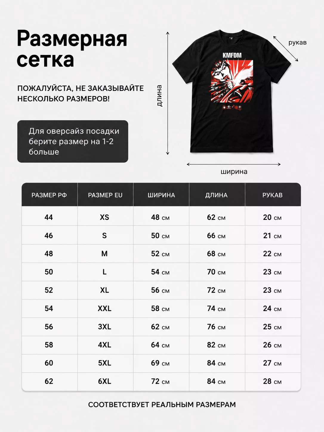Детали: Футболка KMFDM