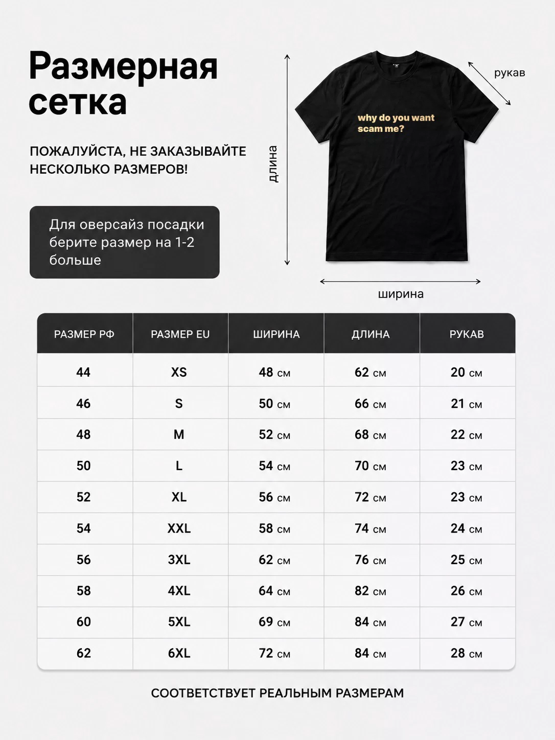 Детали: Футболка Why do you want scam me?