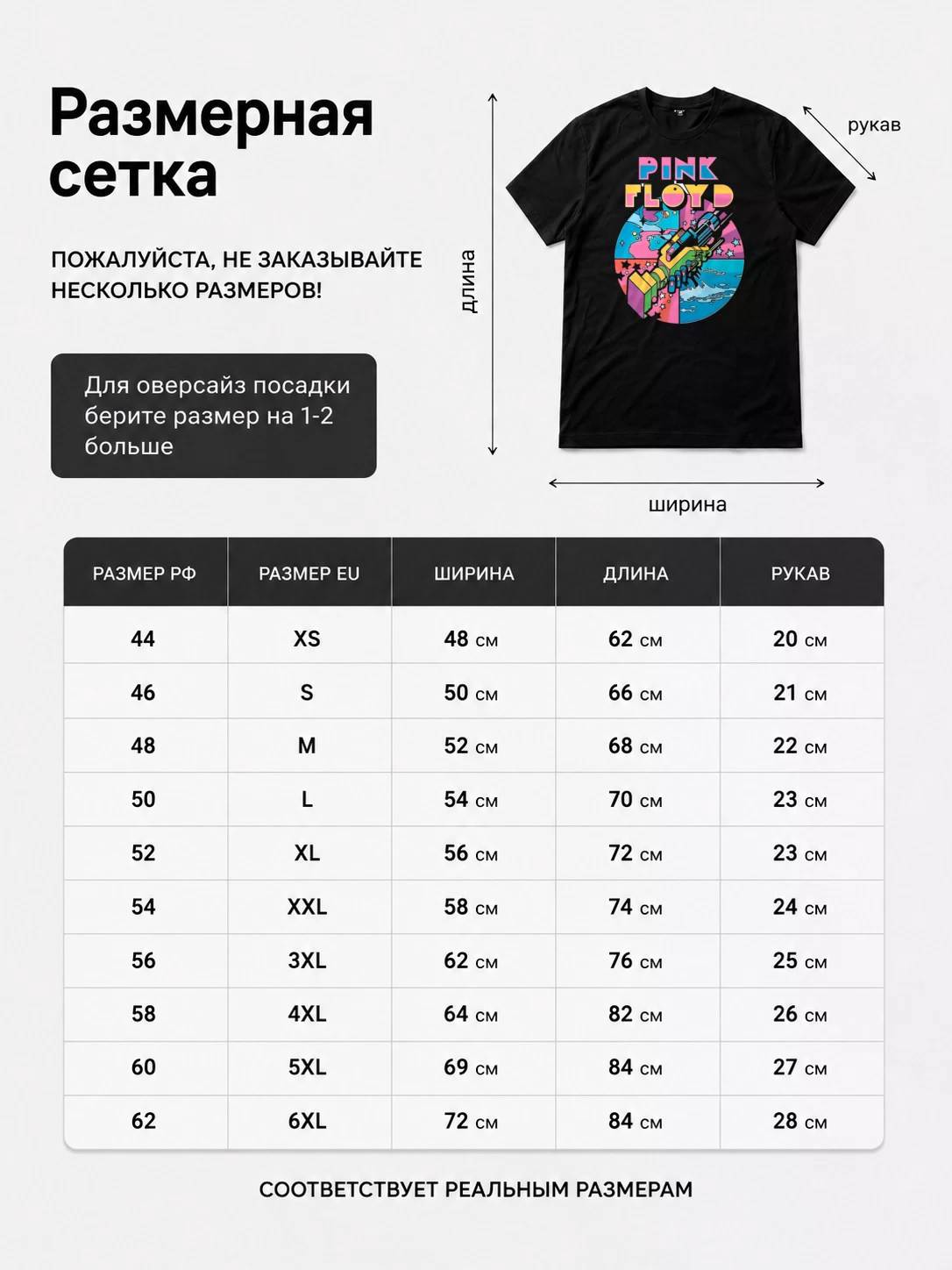 Детали: Футболка Pink Floyd