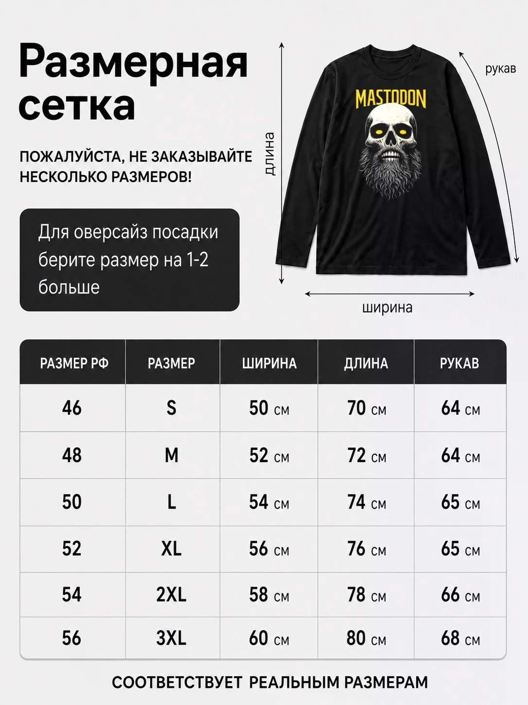 Детали: Лонгслив Mastodon