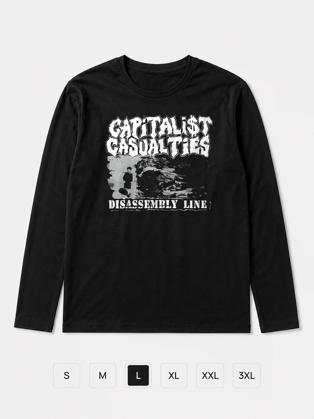 Лонгслив Capitalist casualties