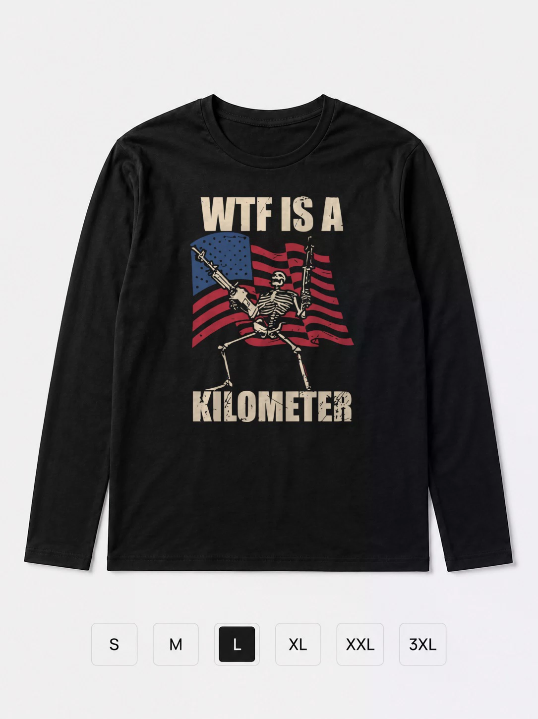 Лонгслив WTF is a kilometer