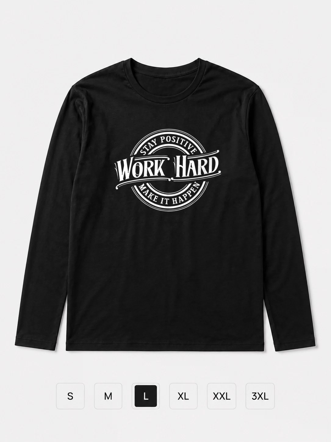 Лонгслив Work hard