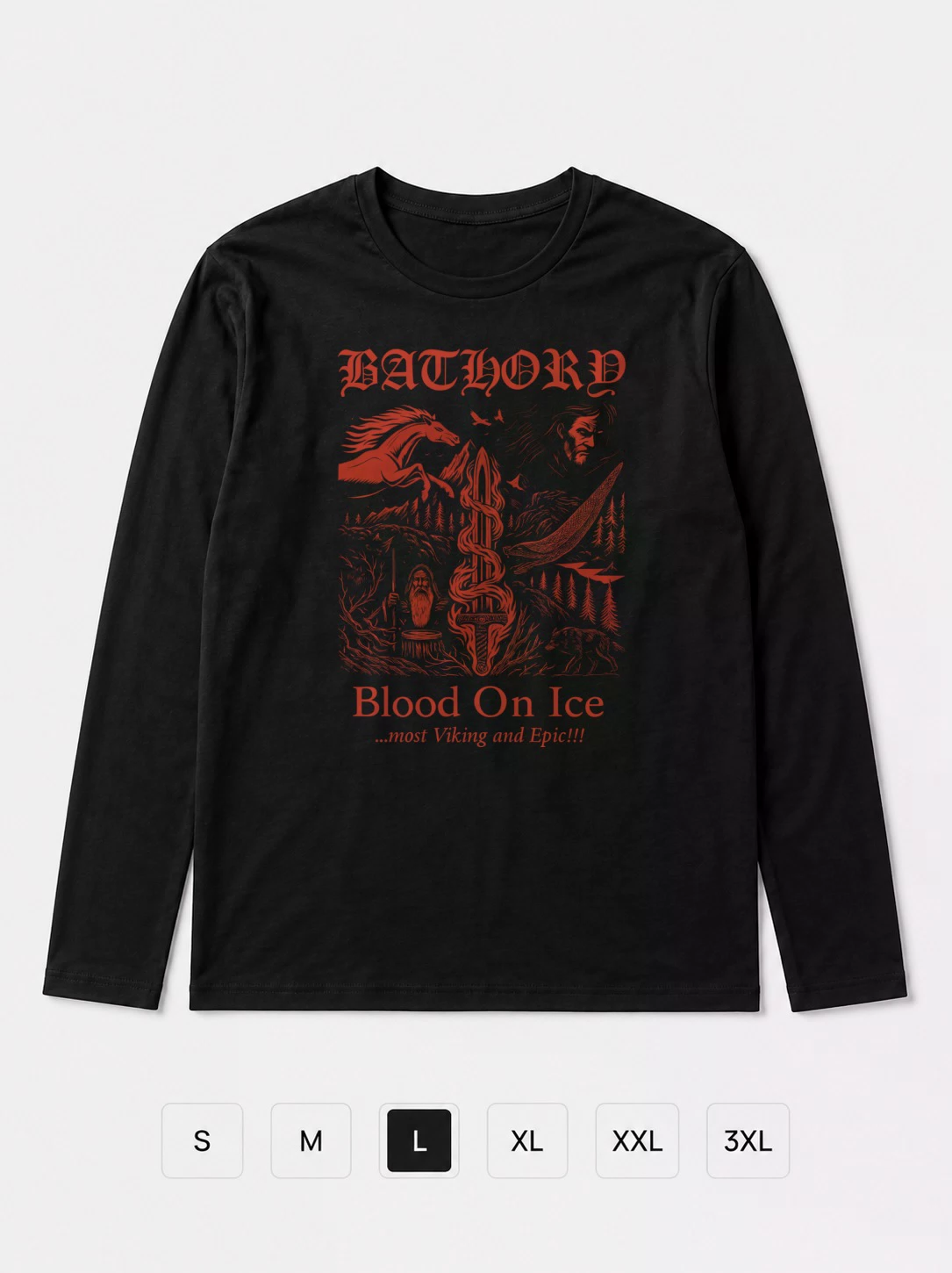 Лонгслив Bathory Fan Art