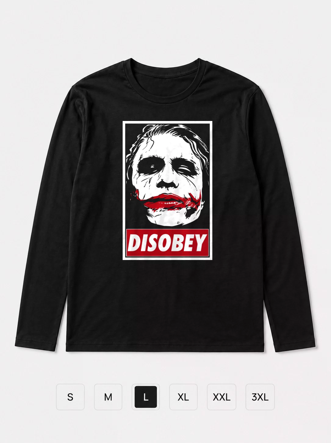 Лонгслив Disobey прикол