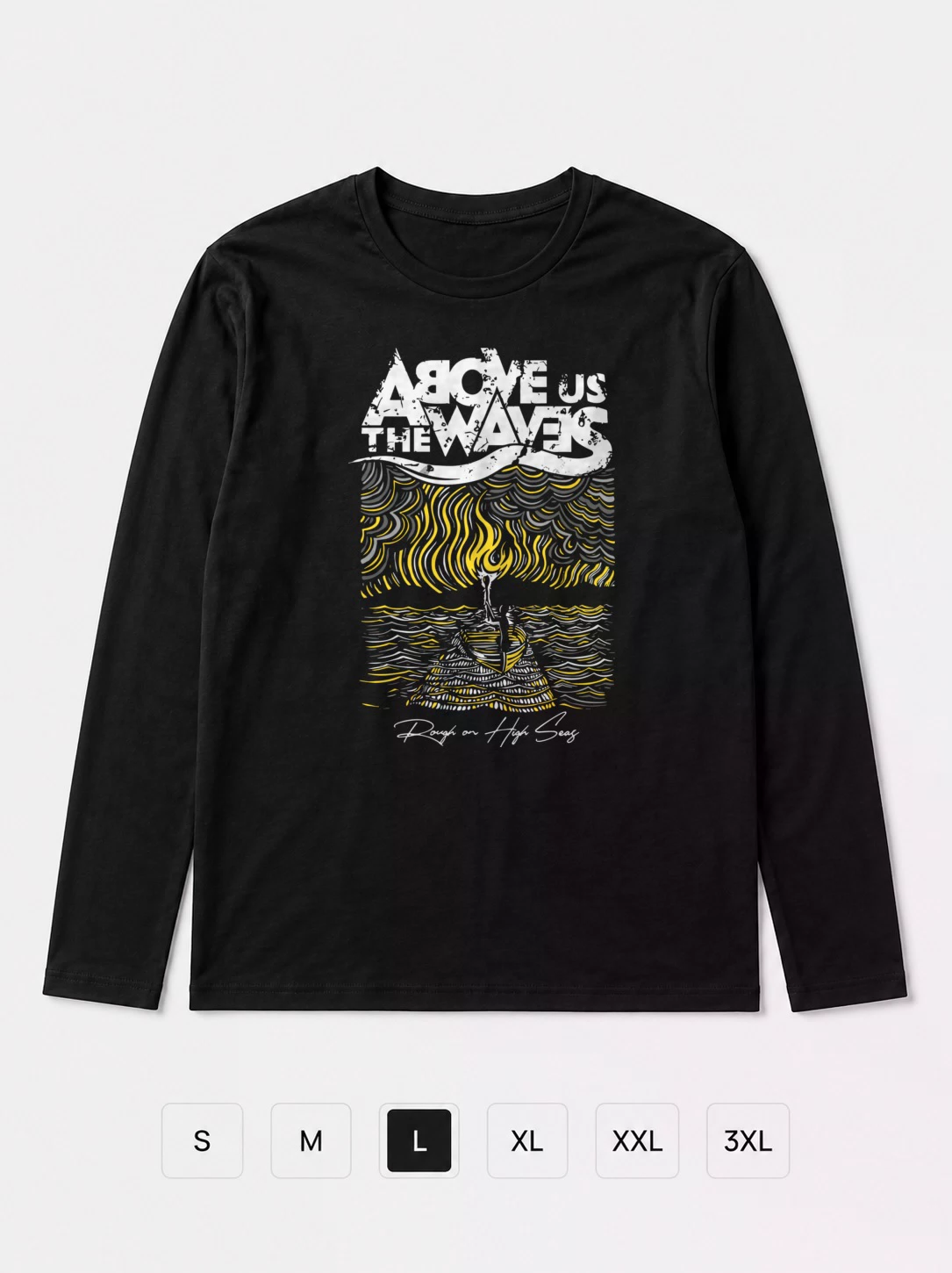 Лонгслив Above us the waves