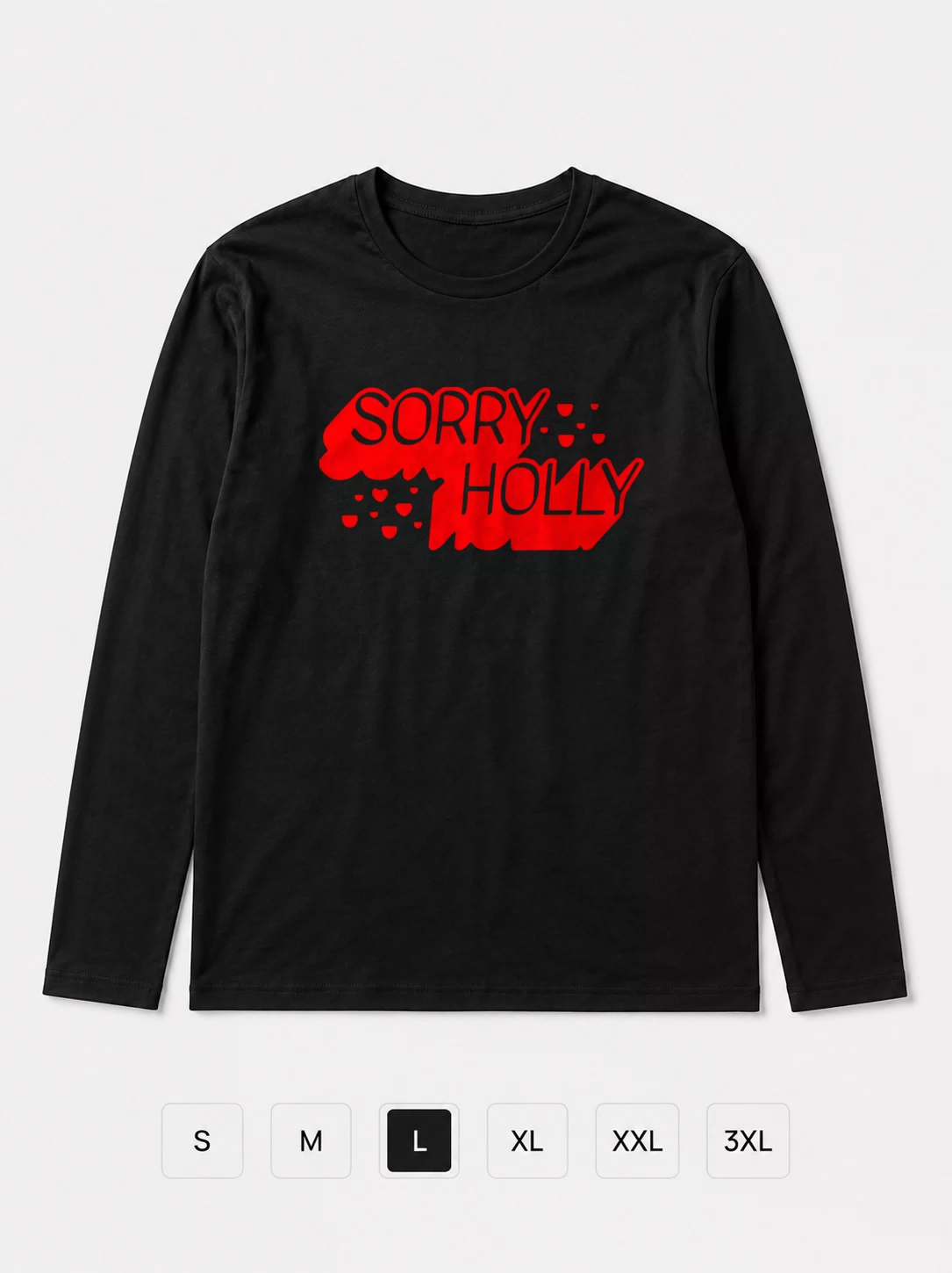 Лонгслив Sorry holly