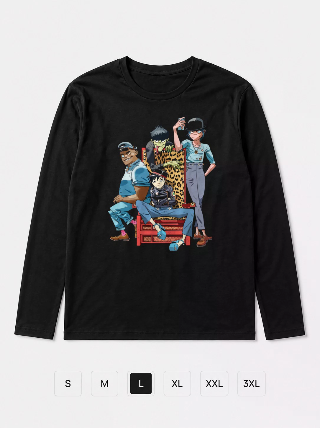 Лонгслив Gorillaz