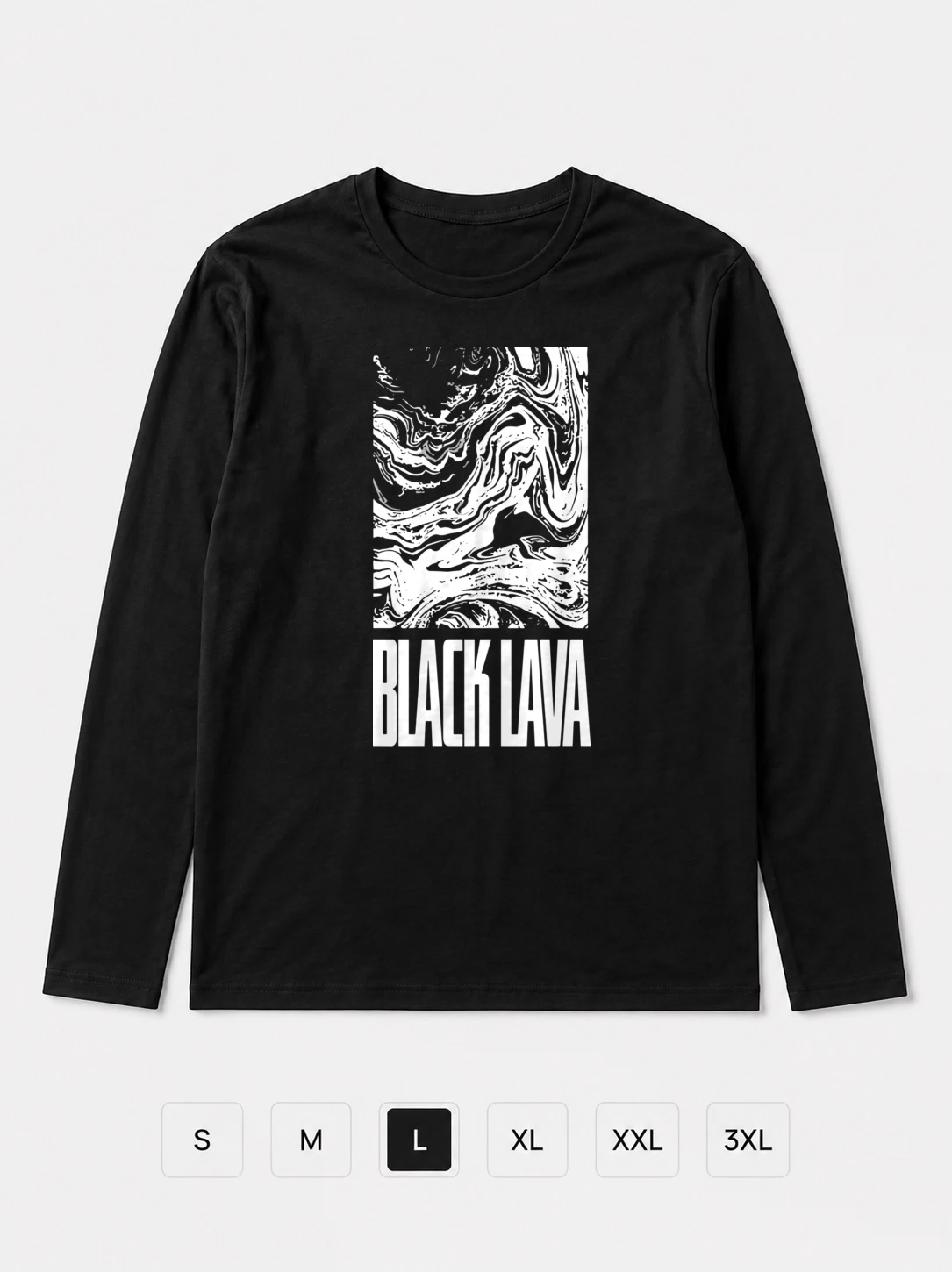 Лонгслив Black lava records