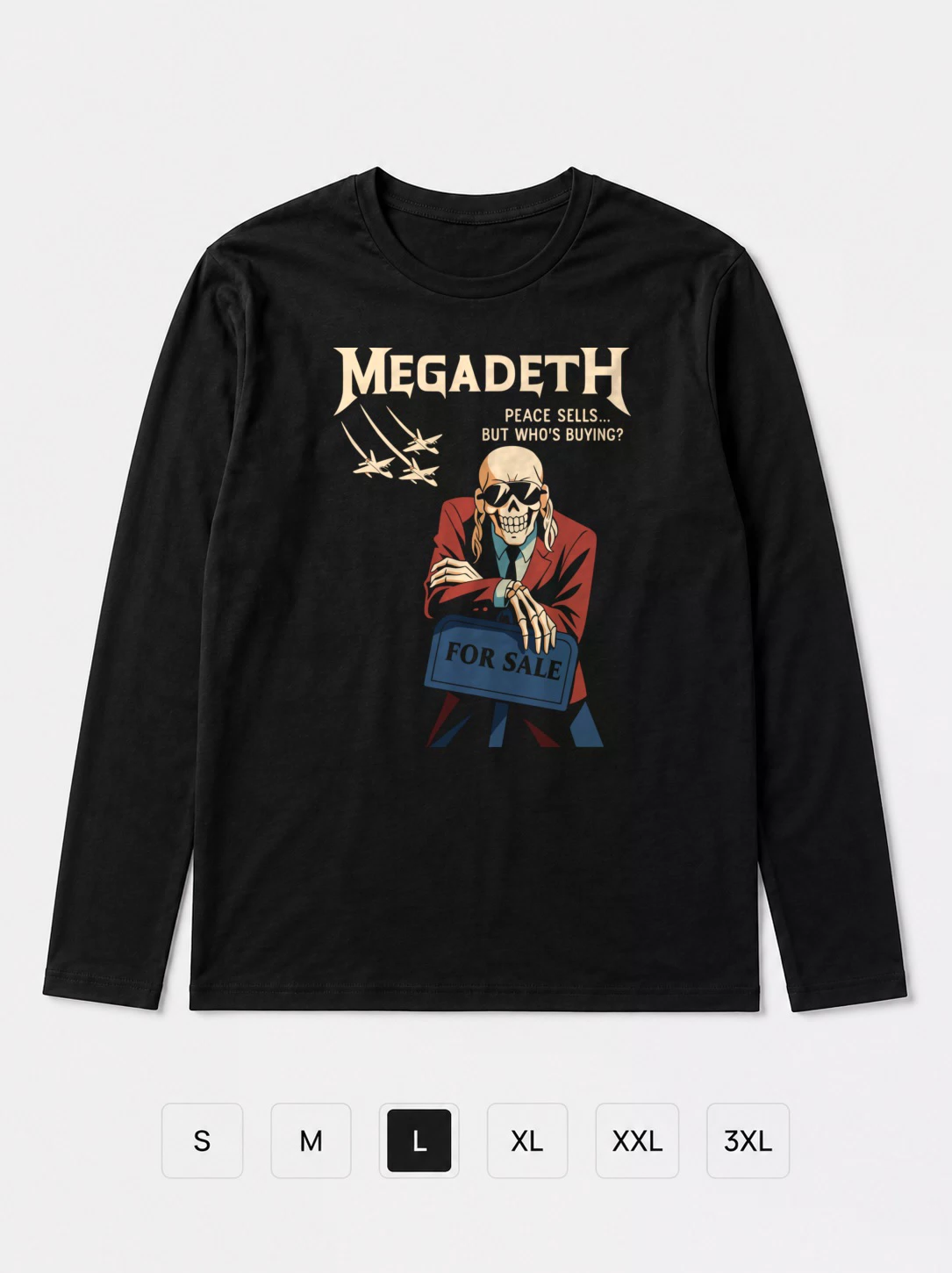 Лонгслив Megadeath прикол