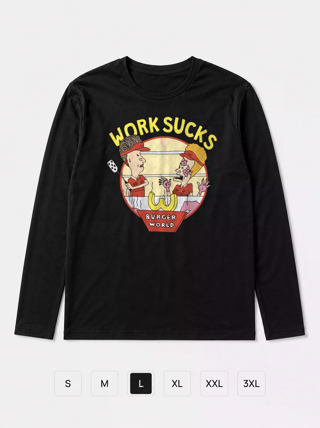 Лонгслив Work Sucks